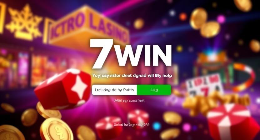 Clean and intuitive 7WIN login interface